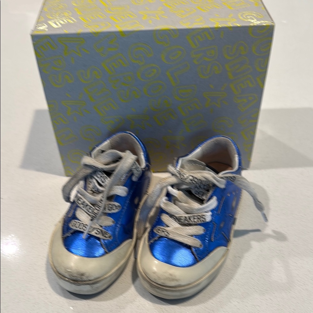 Golden Goose Kids Blue Sneakers